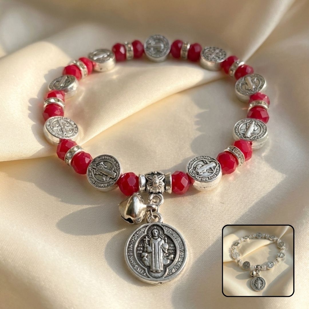 Pulsera San Benito - Protege del Mal Visible e Invisible