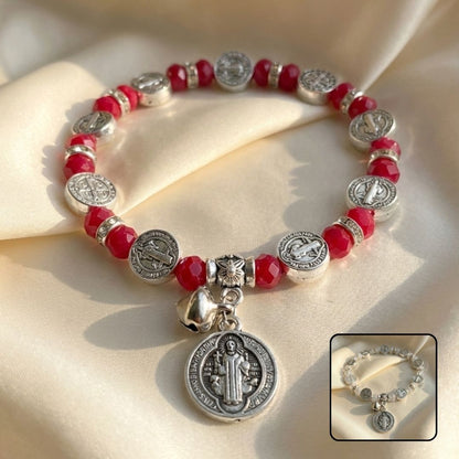 Pulsera San Benito - Protege del Mal Visible e Invisible